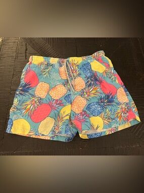 Southern Lure Men’s Swim Trunks Multicolor Pineapple Print Size L